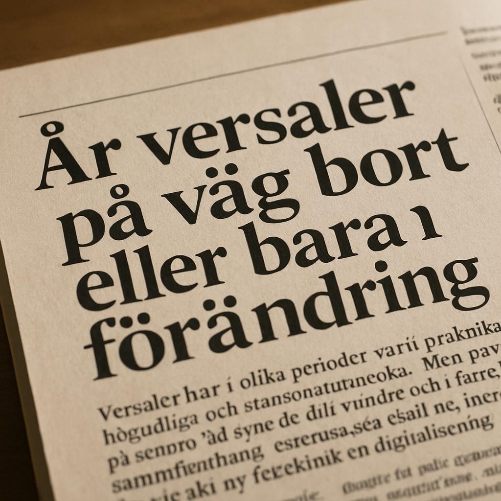 Är versaler på väg bort eller bara i förändring
